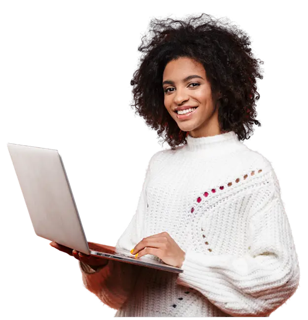 Laptop showing finance options